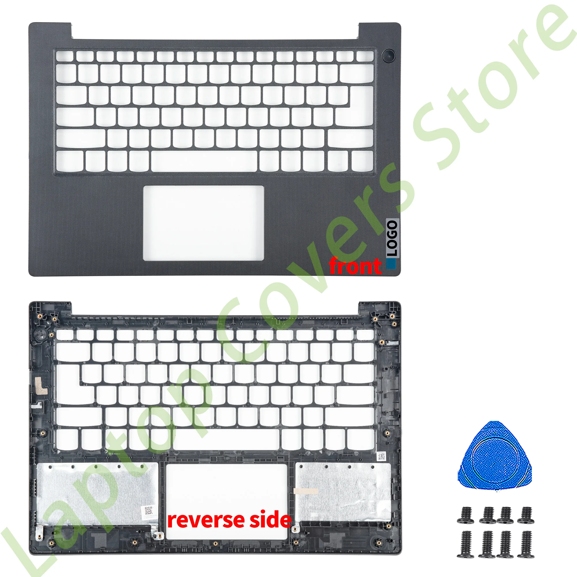 Imagem -06 - Laptop Parte para V14 g2 Itl Alc Ijl Lcd Tampa Traseira Moldura Frontal Palmrest Caixa Inferior Peças do Caderno Reparação Substituir Novo