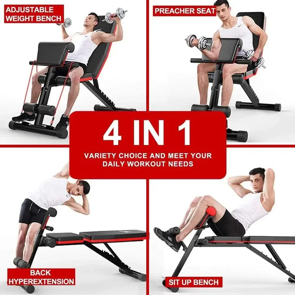 

Adjustable Dumbbell Sit Up Bench 150KG Load Fitness Press Bench 2026