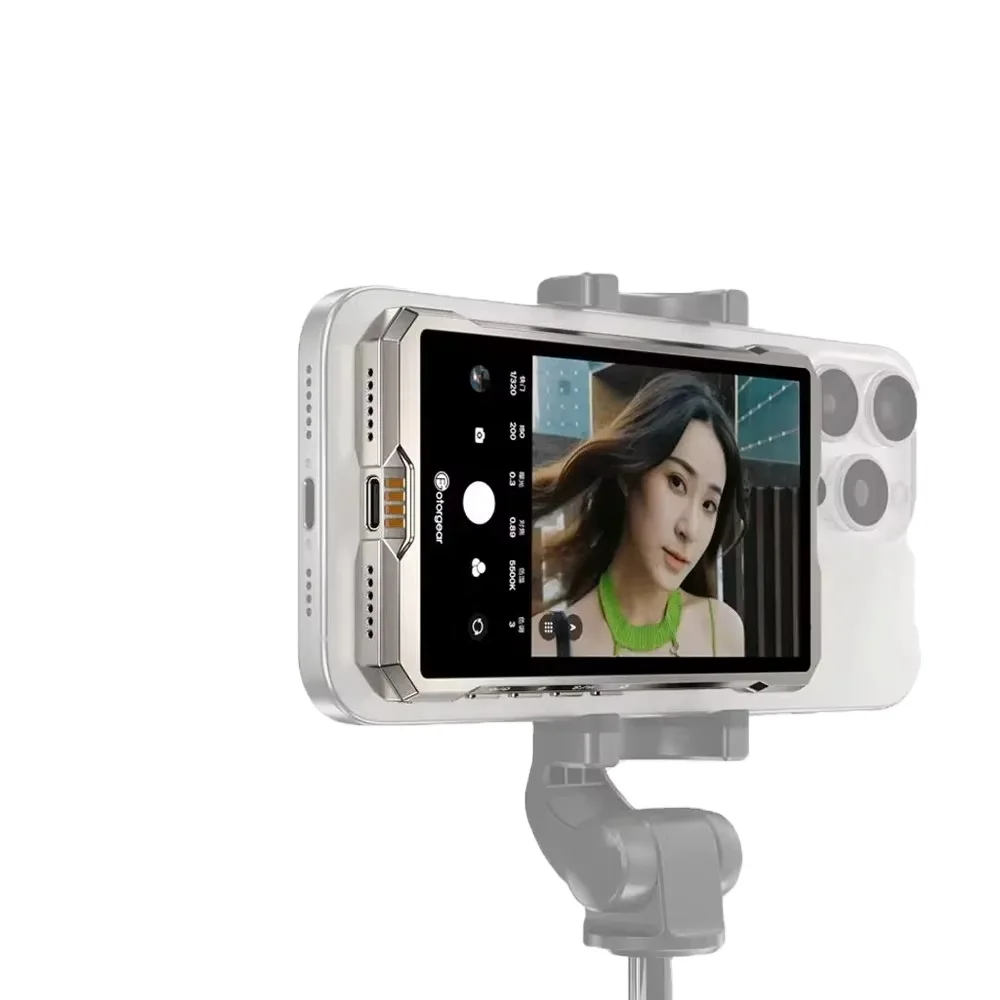 Fotorgear MS01 Pantalla para Smartphone Pantalla Selfie Magnética Inalámbrica Trasera para Vlog Live Stream