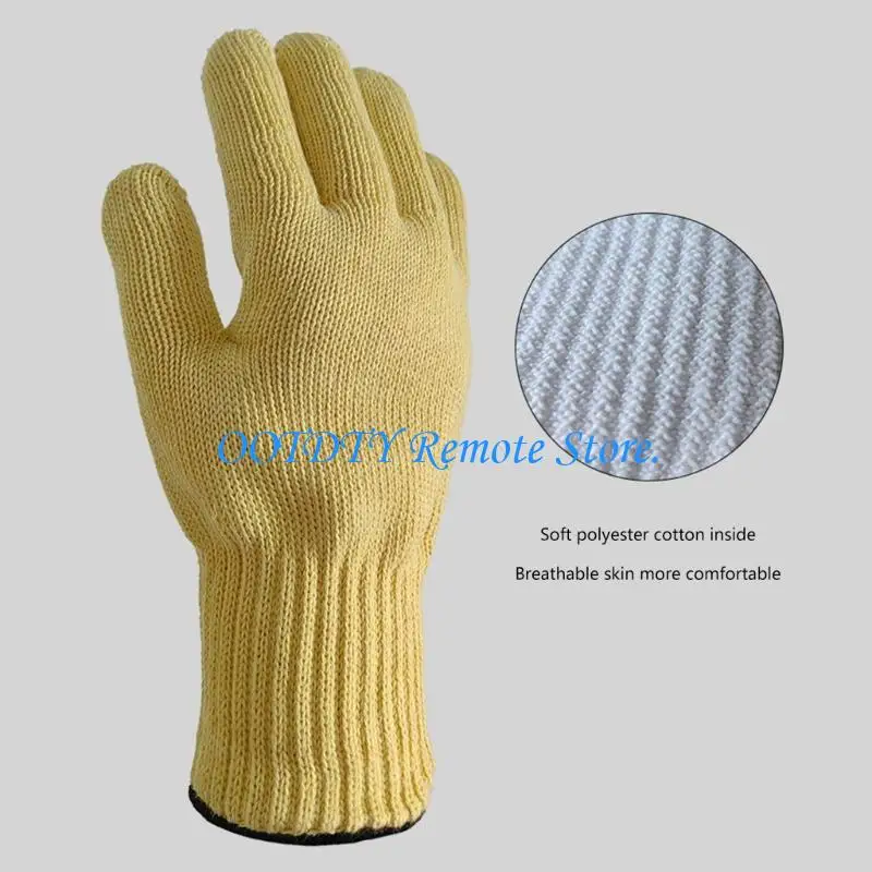 

Теплоизоляционные арамидные перчатки, высокая термостойкость, 350 °C, гибкие, удобные, подходят для промышленного использования,