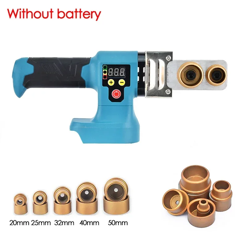 

Electric Pipe Welding Machine Cordless PB/PE/PPR Soldering Iron Plastic Tube PP Heating Hot Melt Fit for Makita 18V No Battery