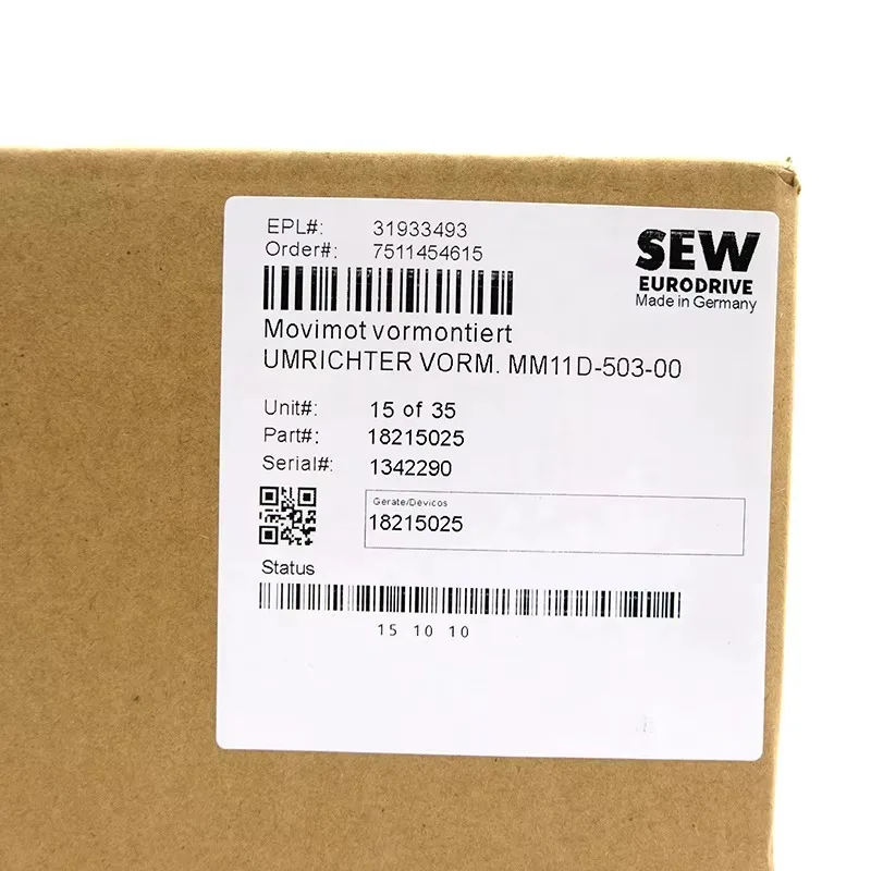 High Output Consistent Running Optimized Component SEW MM11D-503-00 for PLC and CNC Machine Tools