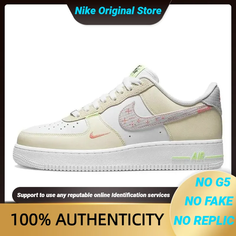 

Кроссовки Nike Air Force 1 '07 LV8 'Just Stitch It-белые задние кроссовки