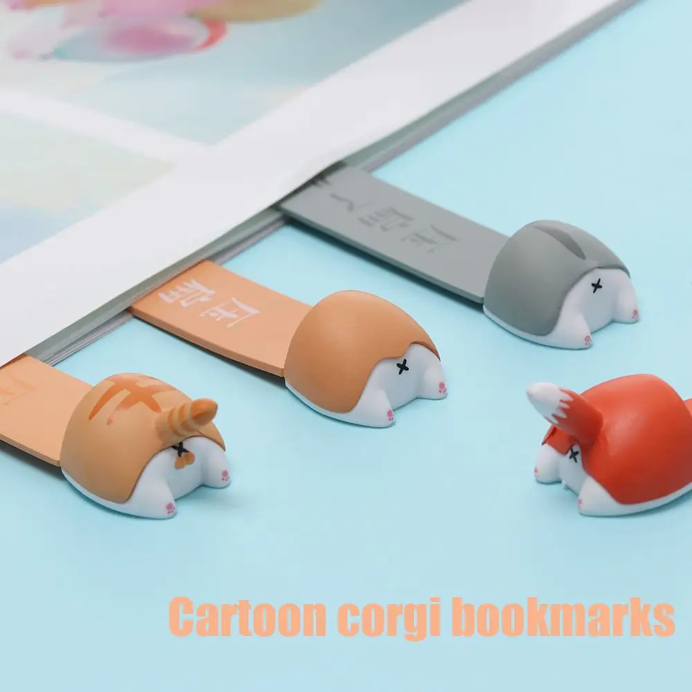 1 قطعة جميل الكرتون الحيوان نمط الحمار الإشارات الكلب القط الهامستر الثعلب الجدة كتاب القراءة علامات هدية للأطفال القرطاسية