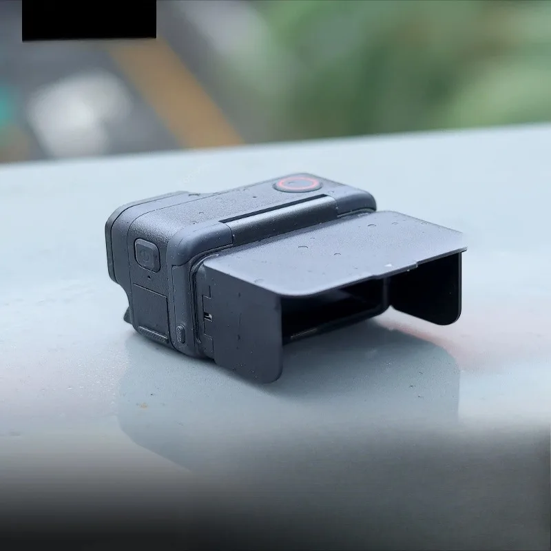 Action camera screen hood Street shot handle accessories Magnetic folding opening and closing display anti