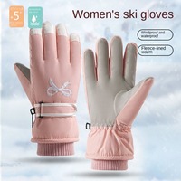 New Velvet Ski Gloves Touch-Screen Winter Warm Cycling Skiing Gloves Windproof Waterproof Winter Warm Gloves Snowboard