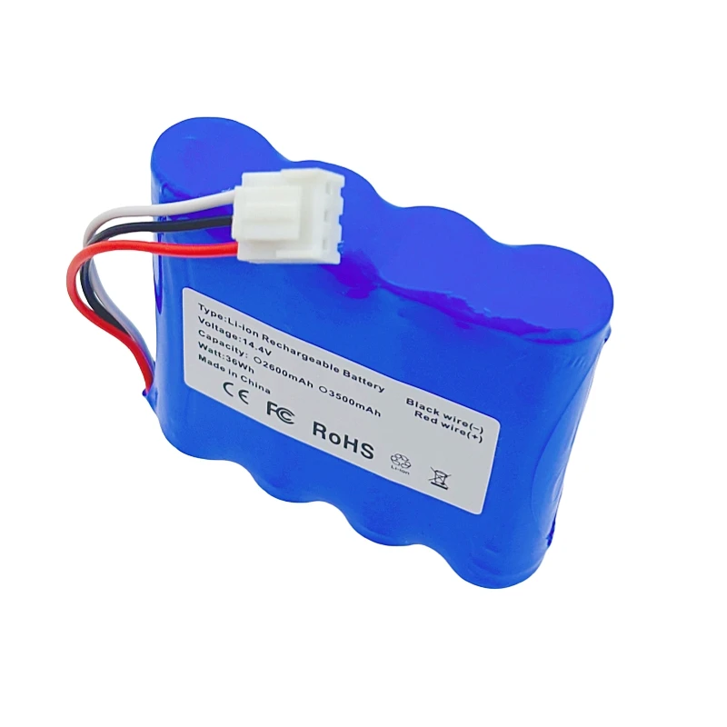 14.4V 14.8V 2600mAh 3500mAh 18650 4S1P Rechargeable Li-ion Battery Pack For Electrocardiograph EDAN HY-LB-102 SE-600 SE-1200