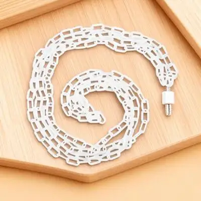 5 Meter Protective Chain For Traffic Equipment Adjustable Plastic Safety Barrier Driveway Parking Lot Crowd Control Chain Links