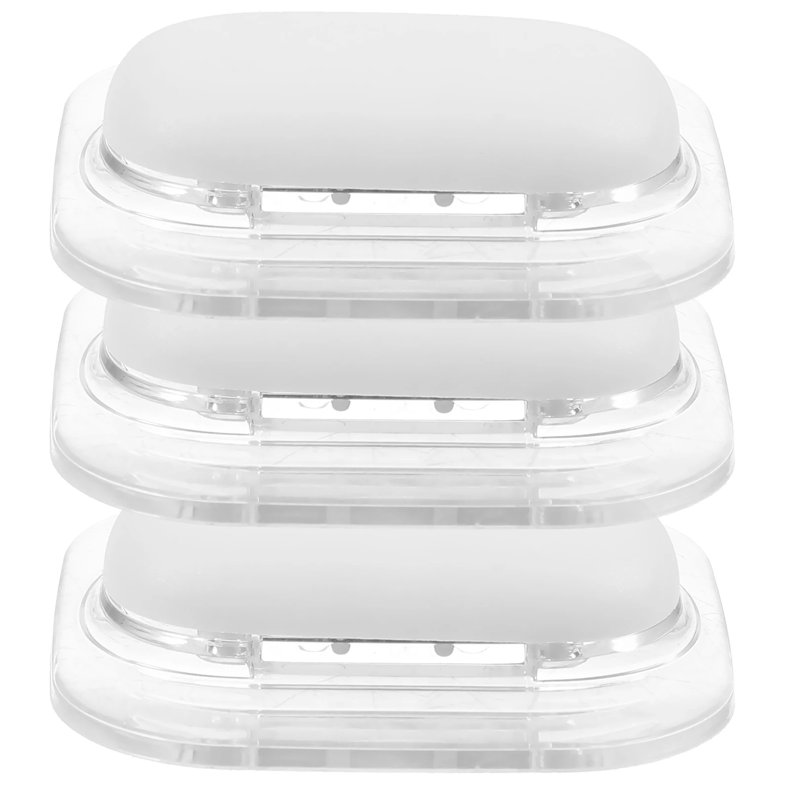

3pcs Silicone Protector Wall Crash Pad Door Knob Bumper Stoppers niture Wall Protector Door Stopper White Easy