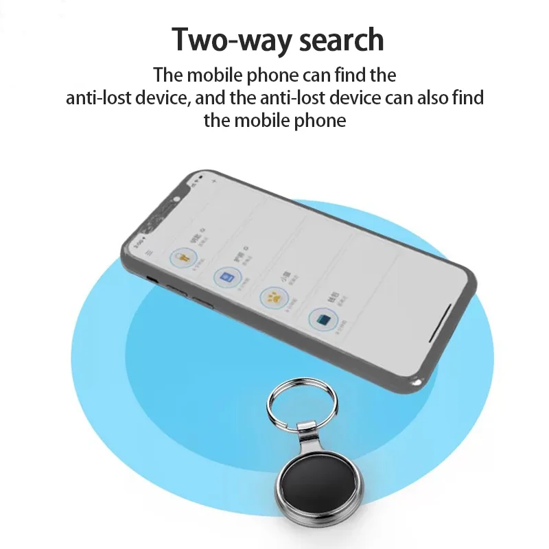 Pet Anti-lost Location Tracker Bluetooth Smart Tag Key Anti-lost Device Pet Cat and Dog Tracker Item Finder