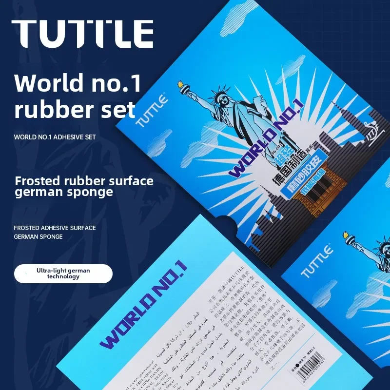 

TUTTLE World No.1 Matte Rubber Surface Ultra Light Low Carbon Sponge Ping Pong Rubber