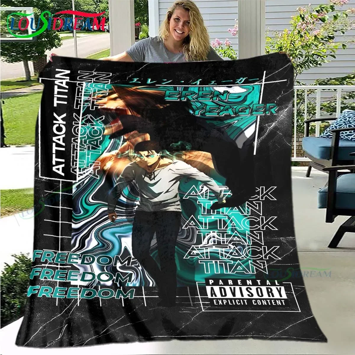 fashion-3d-cartoon-a-attack-t-titan-four-seasons-blanket-sofa-cover-travel-bed-plush-blanket-travel-office-break-blanket-gift
