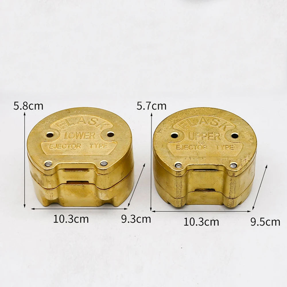 1pc Dental Lab Copper FLASK Non-stick Plaster Denture Flask Press Compress Flask On Acrylic Partial Denture Work