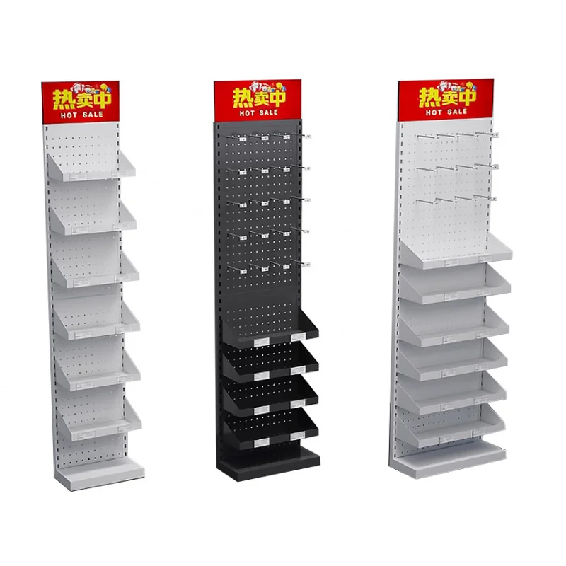 custom.Light & Heavy Duty Metal & Wooden Display Shelf Supermarket Rack Vegetables Light Stand with Steel Material