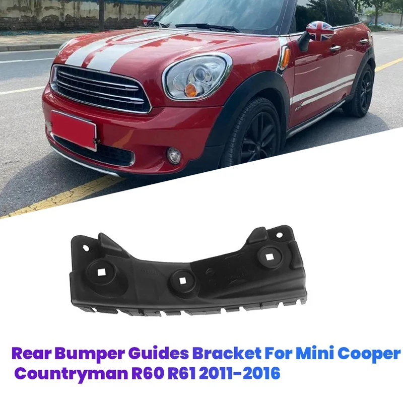 1Pair Car Rear Bumper Guides Bracket Mount For BMW Mini Cooper Countryman R60 R61 2011-2016 51129802115 51129802116