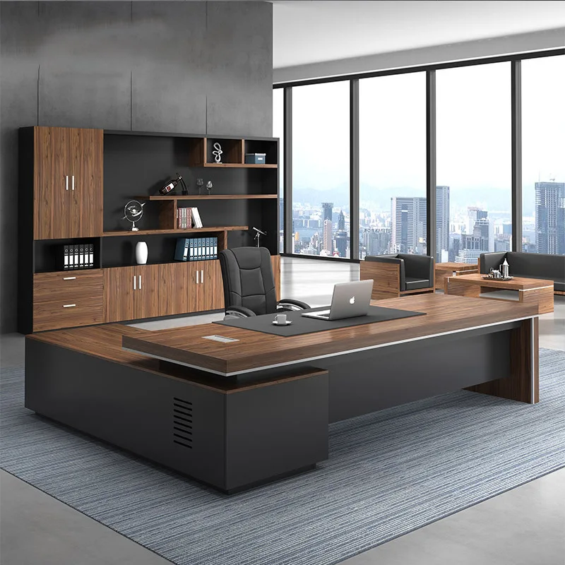 Modern Conference Furniture Executive Office Table Design Finish Corporate Solution Manager Workstation Unit Manager Office Desk