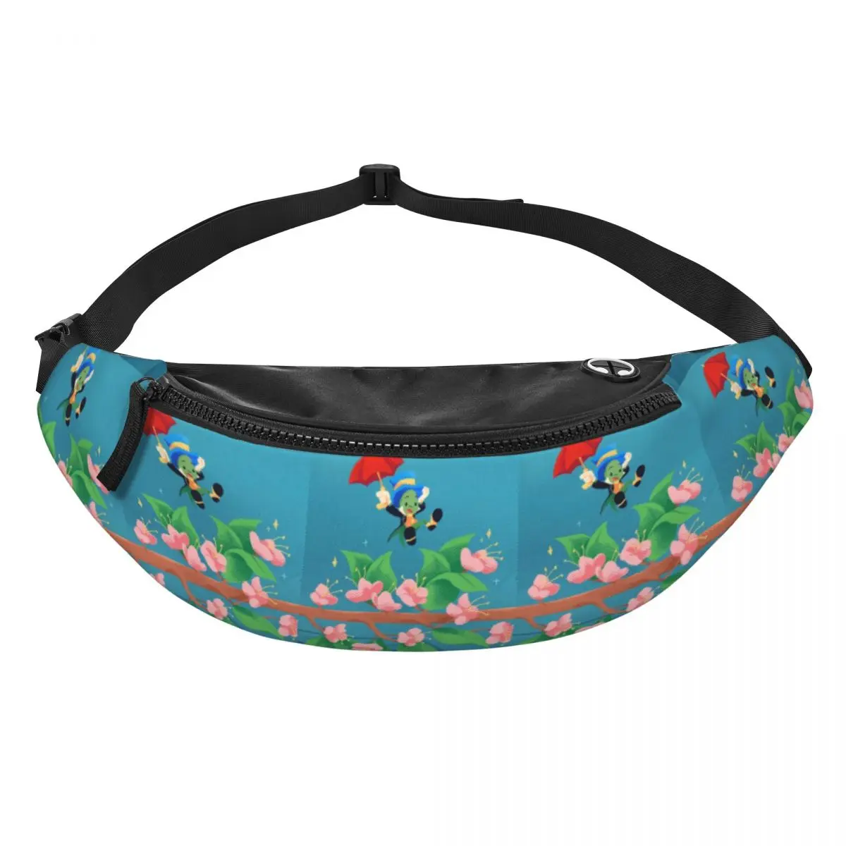 

Custom Cartoon P-Pinocchio Fanny Pack Men Women Crossbody Waist Bag for Traveling Phone Money Pouch
