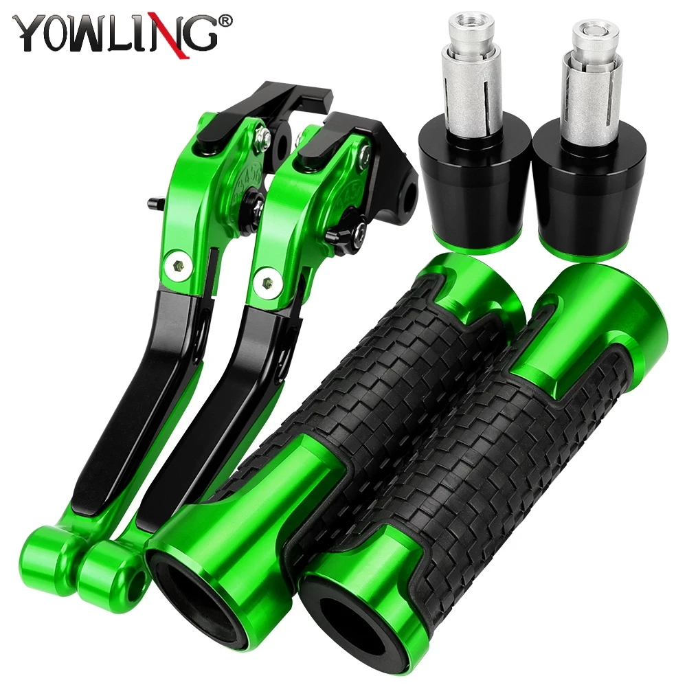 

FOR KAWASAKI ZX9R ZX 9R ZX-9R 2000 2001 2002 2003 CNC Brake Clutch Levers Handlebar Hand Grips Ends Motorcycle Accessories
