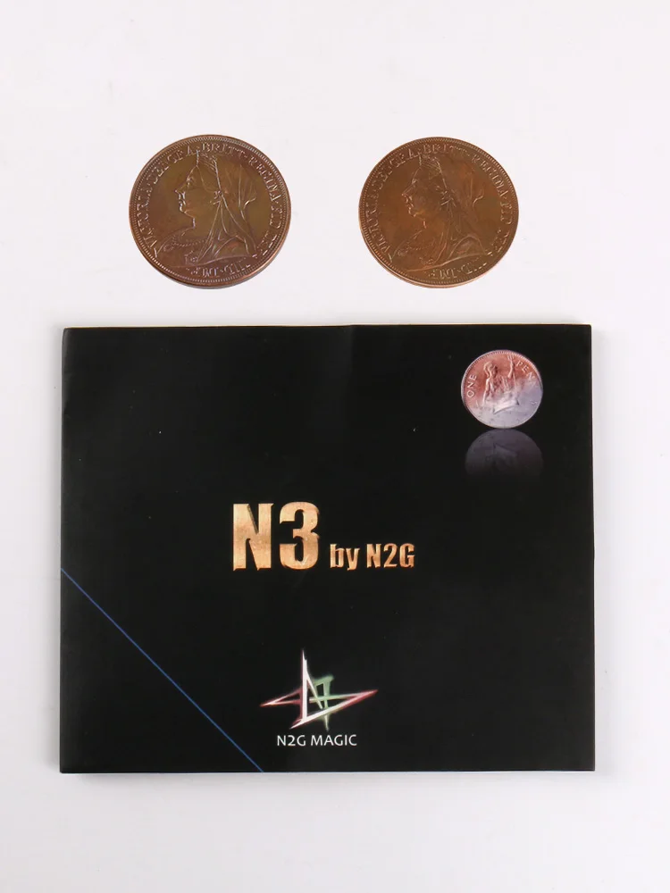 Original Item N3 Coin Set By N2g - Close-Up Street Coin Magic Tricks Products Close Up Illusions Tricks Gimmicks Mentalism Prop