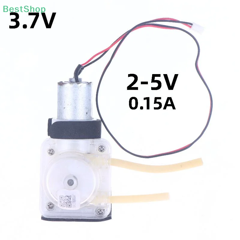 

1 шт. самовсасывающий насос Micro DC 3 В 3,7 В перистальтический водяной насос может изменить направление потока входа и выхода небольшой жидкостный насос