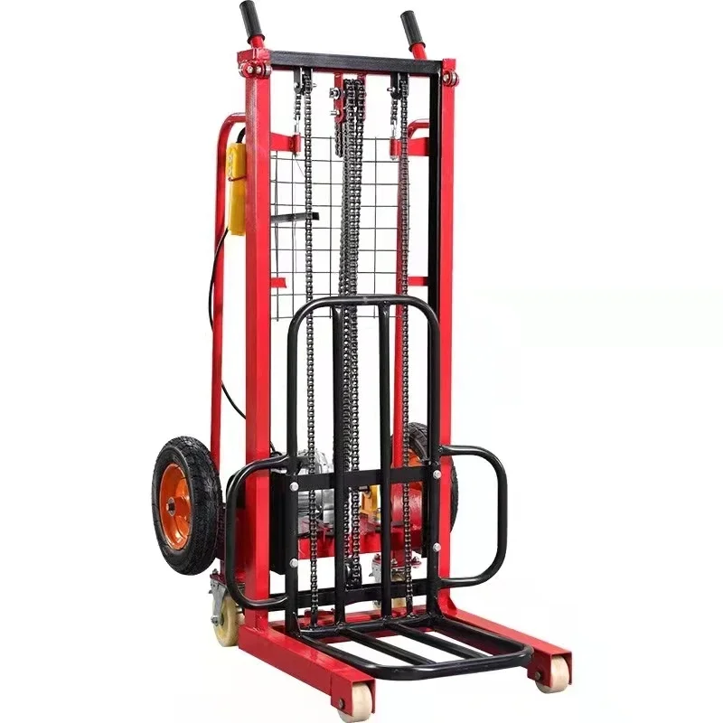 wider wheelbase electric manual stacker 0.65-1.5t