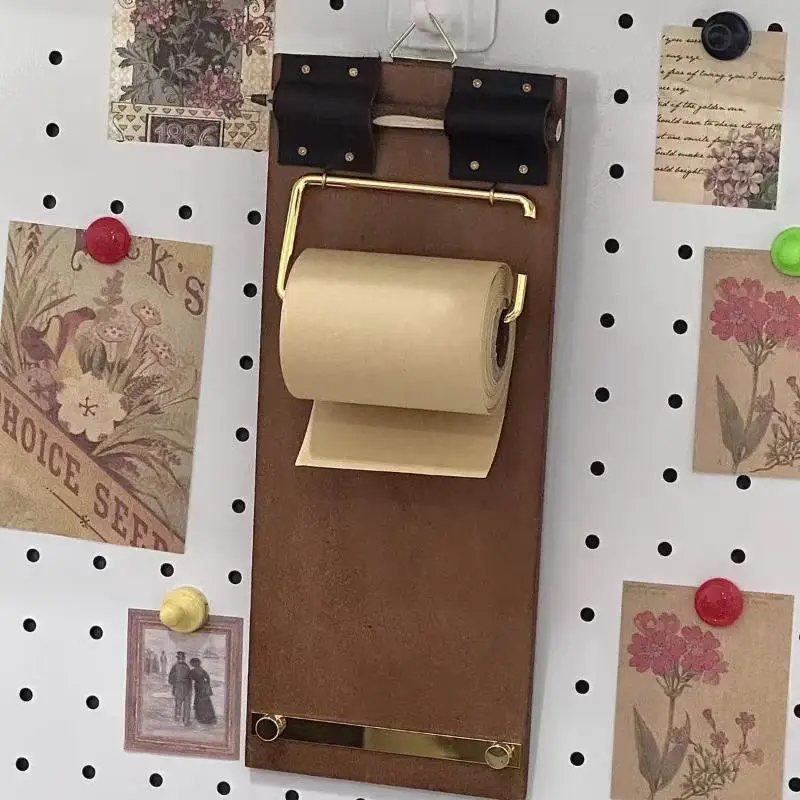 

Набор для творчества: многоразовый блокнот из крафт-бумаги, подвесной планшет для записей, списки дел, ретро-винтажный планшет для рукоделия, сделай сам