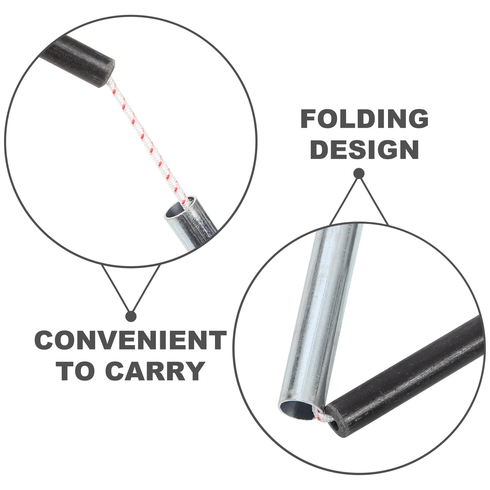 

Tent Poles Replacement Camping Parts Accessories Water Proof Tarp Canopy Fiberglass Outdoor