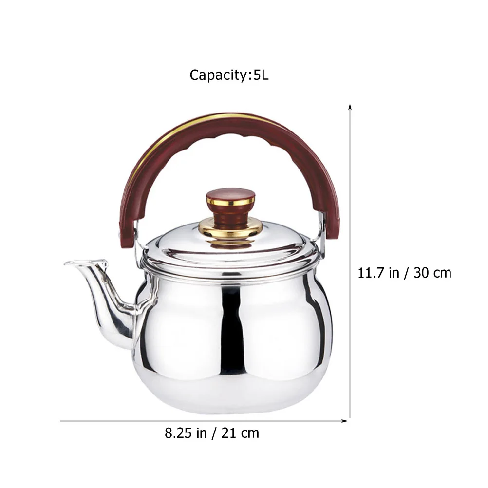 

Stainless Steel Whistling Kettle For Stovetop Tea Boiler Anti-Scald Handle Large Spout Fast Boiling Safe Water Kettle Gas Stove