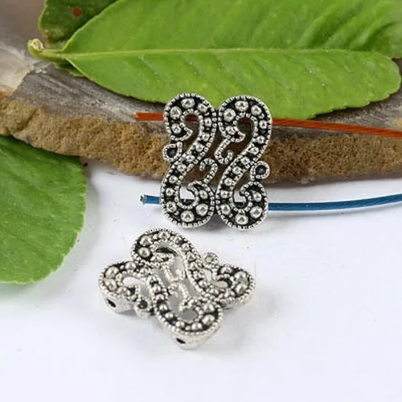 

9pcs 17*14mm Tibetan Silver Color Textured Cover Charms H1155 Jewelry Making