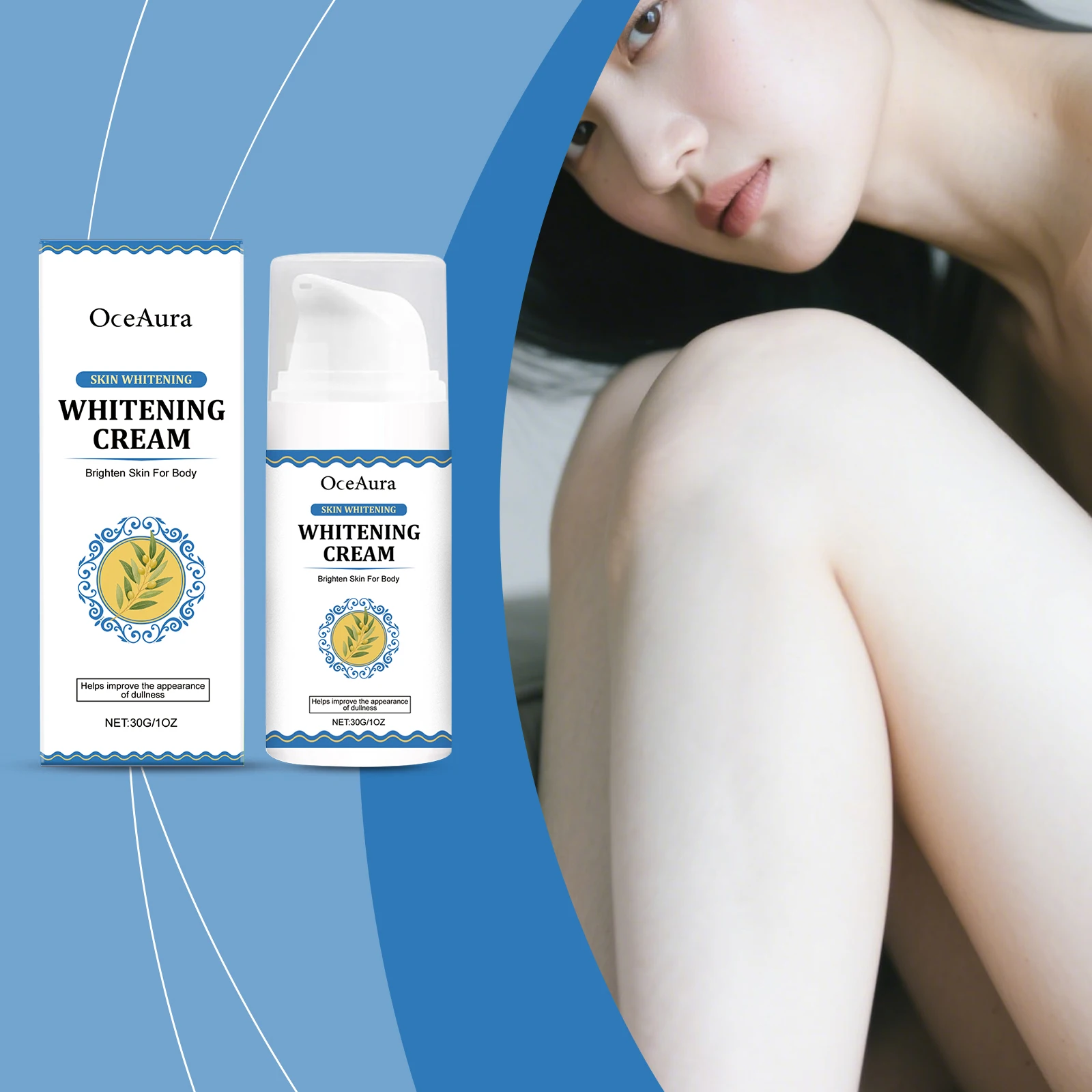 

Skin Care Cream - Brightens Underarm & Knee Skin, Gentle Formula, Moisturizes & Hydrates, Ideal for Application & Massage