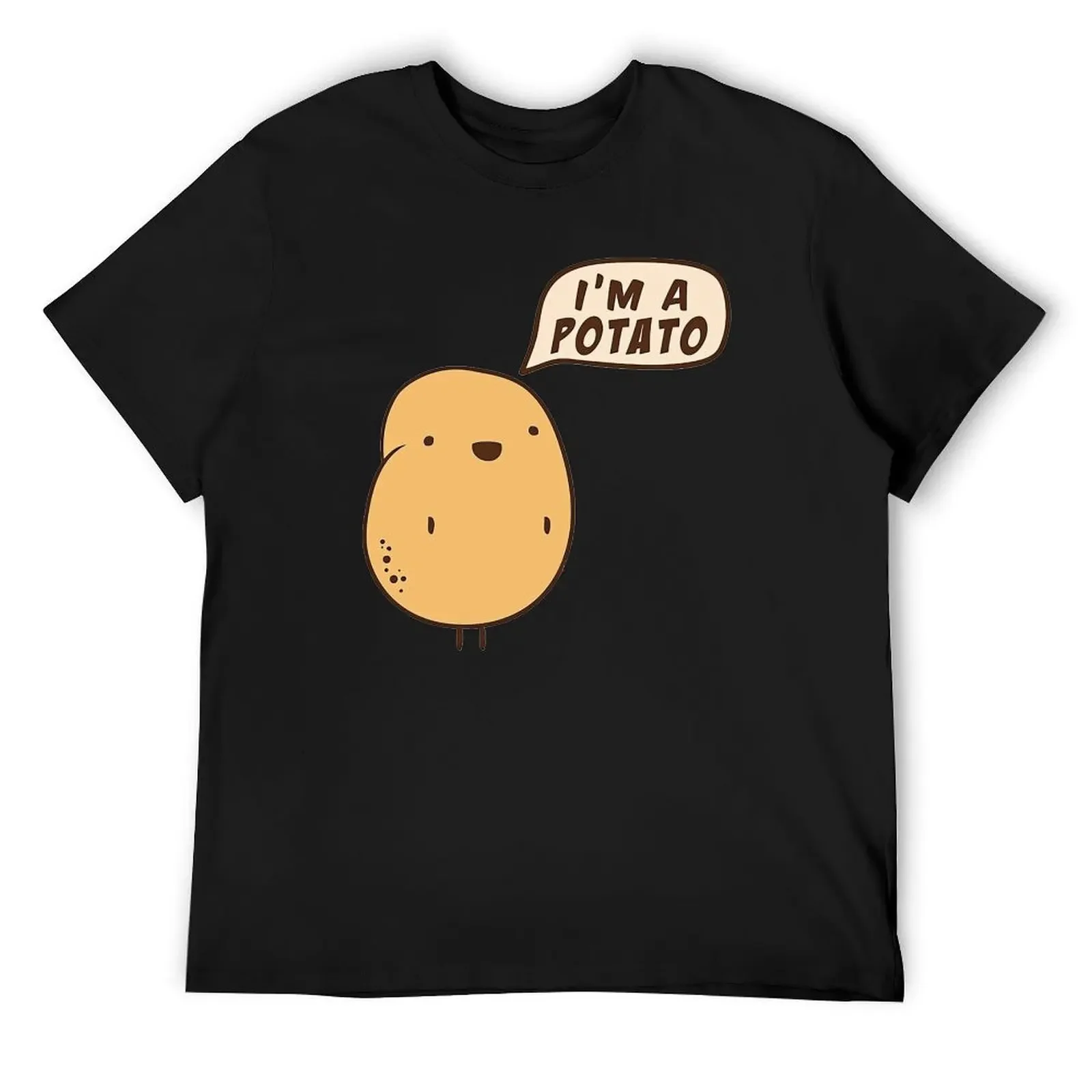 I'm A Potato T-Shirt cute clothes football t shirt luxury designer men tshirt