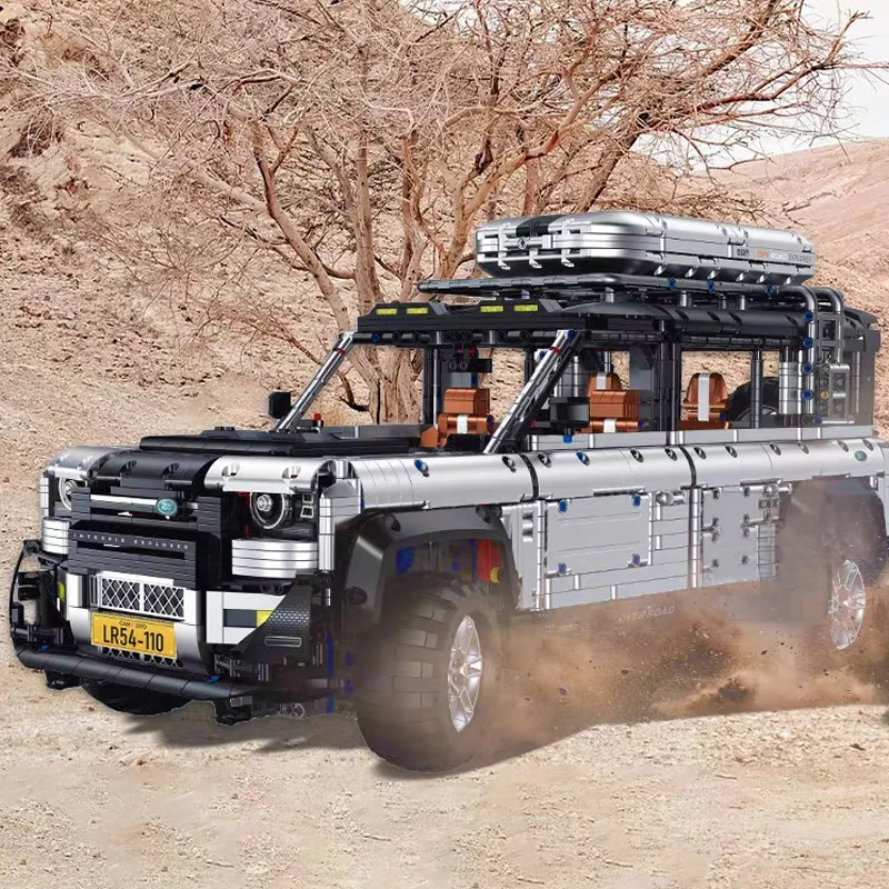 

MOC Технический пульт дистанционного управления Внедорожный гоночный автомобиль Строительные блоки Городской внедорожник Модель автомобиля Кирпичи Игрушки для мальчика Подарки на день рождения