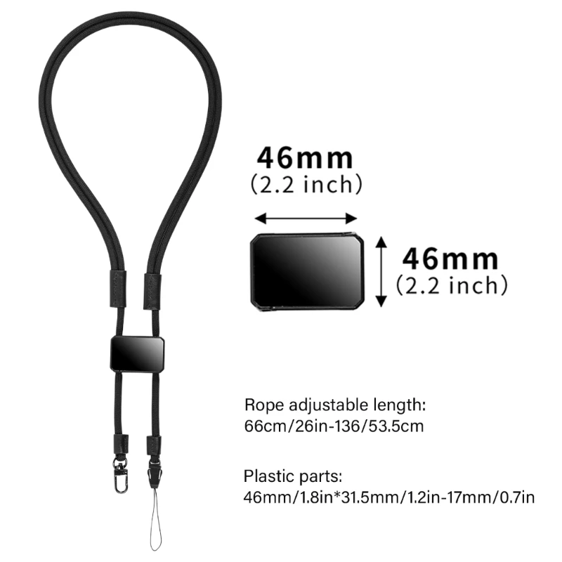 Tracolla multiuso per fotocamera, sgancio rapido per Pocket 3. Comodo da indossare