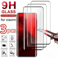 3PCS For Xiaomi 15 14 13 12 11 Ultra Curved Tempered Glass Screen Protector for Xiaomi 11 12 13 14 15 Pro Front Protective Film