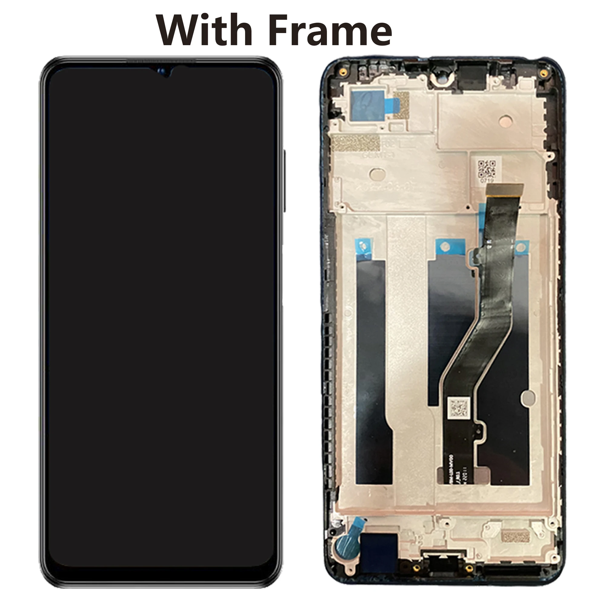 LCD Display Pantalla Replacement For ZTE Blade V40 Smart 7040 Full With Frame Touch Digitizer Screen Assembly