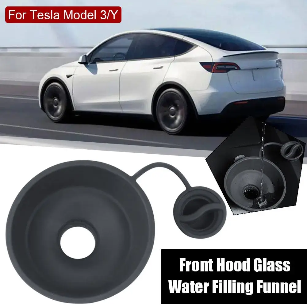 

For Tesla Y Car Glass Water Inlet Funnel Liquid Refilling Windshield Wiper Car Tank Filling Port Car Tool Tool R8B0