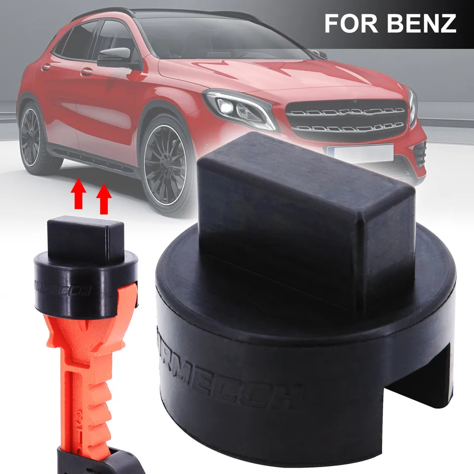 Adaptateur de support de cric d'essieu en caoutchouc pour voiture, protecteur de cadre pour Mercedes classe A B C E GLS GL M S W203 W204 W212 W211 W164