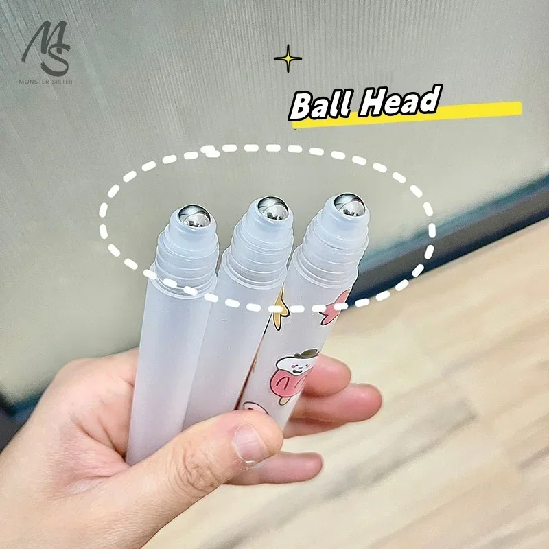 

Roll on Ball Essential Oil Bottle 3/5/7Pcs 10ml Stainles Steel Roller Perfume Refillable Bottles Portable Sample Packaging Tools