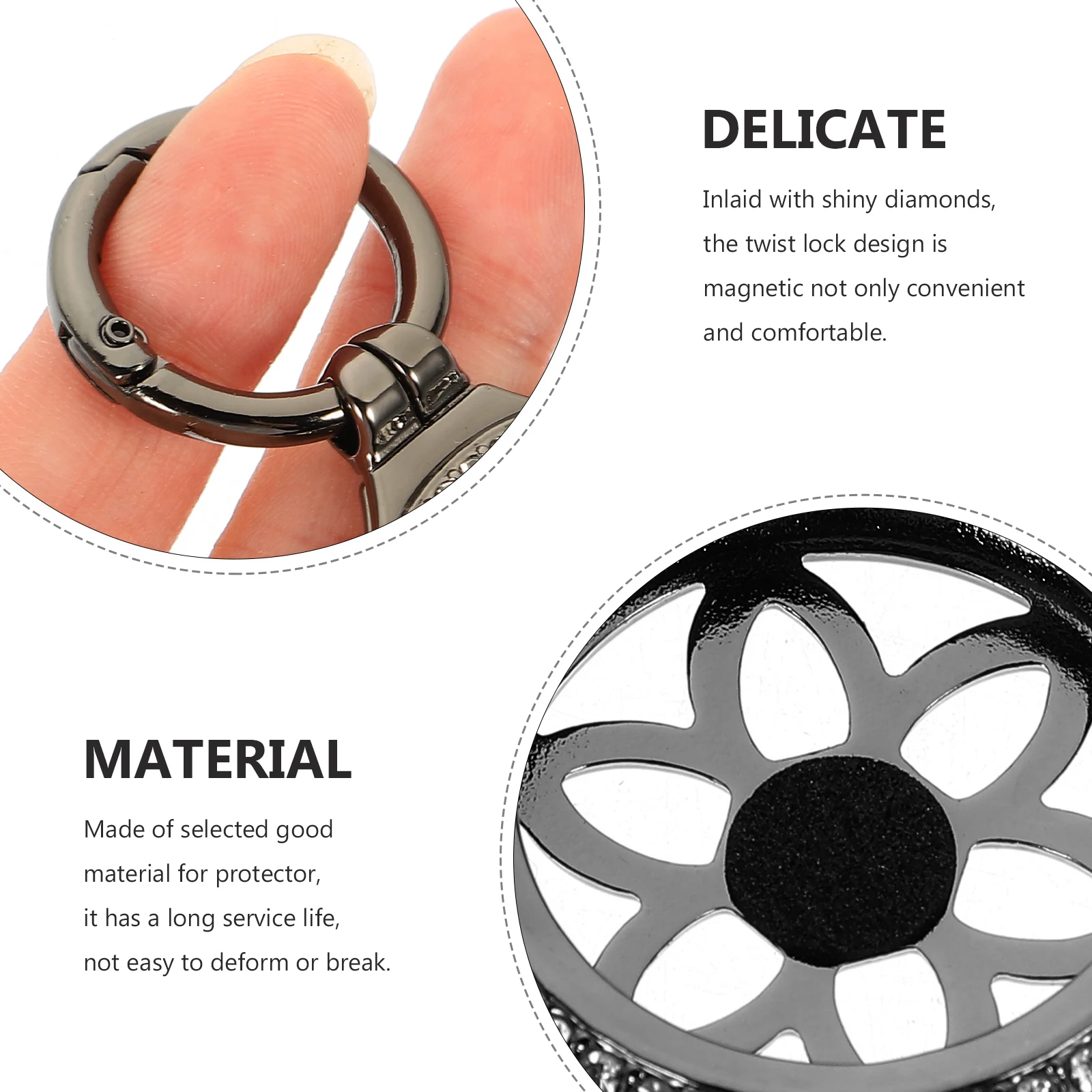 

Metal Cover Keychain Anti-Scratch Shockproof Protective Case For Pet Tracer Small Lightweight Durable Outdoor Smart