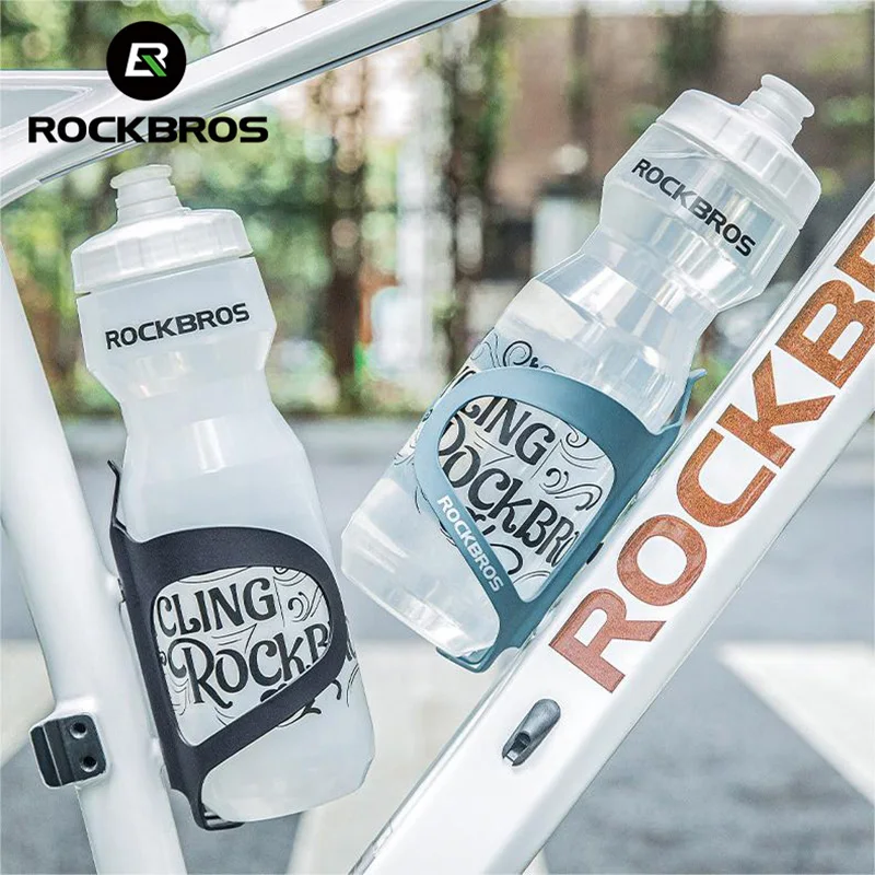 ROCKBROS Cycling Water Bottle Cage Ultralight Bike Bottle Holder Support Lightweight Easy Installation Road Bicycle Accessories