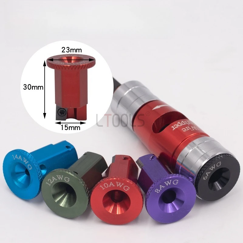 

Electric American Standard Wire Stripper Electrical Multi Specification Replacement Head Home Decoration Wire Peeling Tools 1set