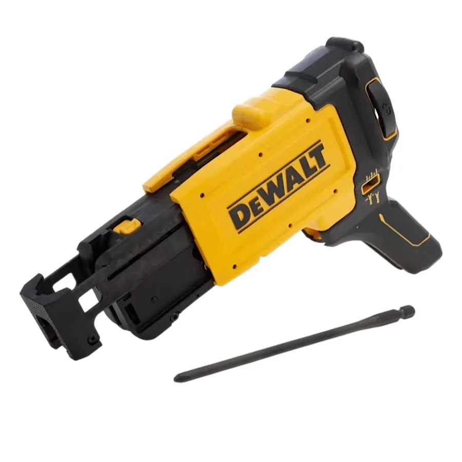 DEWALT 1/2 szt. Bezszczotkowy akumulatorowy wkrętak do płyt gipsowo-kartonowych 20V/ Bezszczotkowy adapter 360 °   Pistolet do gwoździ obrotowy, bez akumulatora i ładowarki DCF620N/ DCF6202