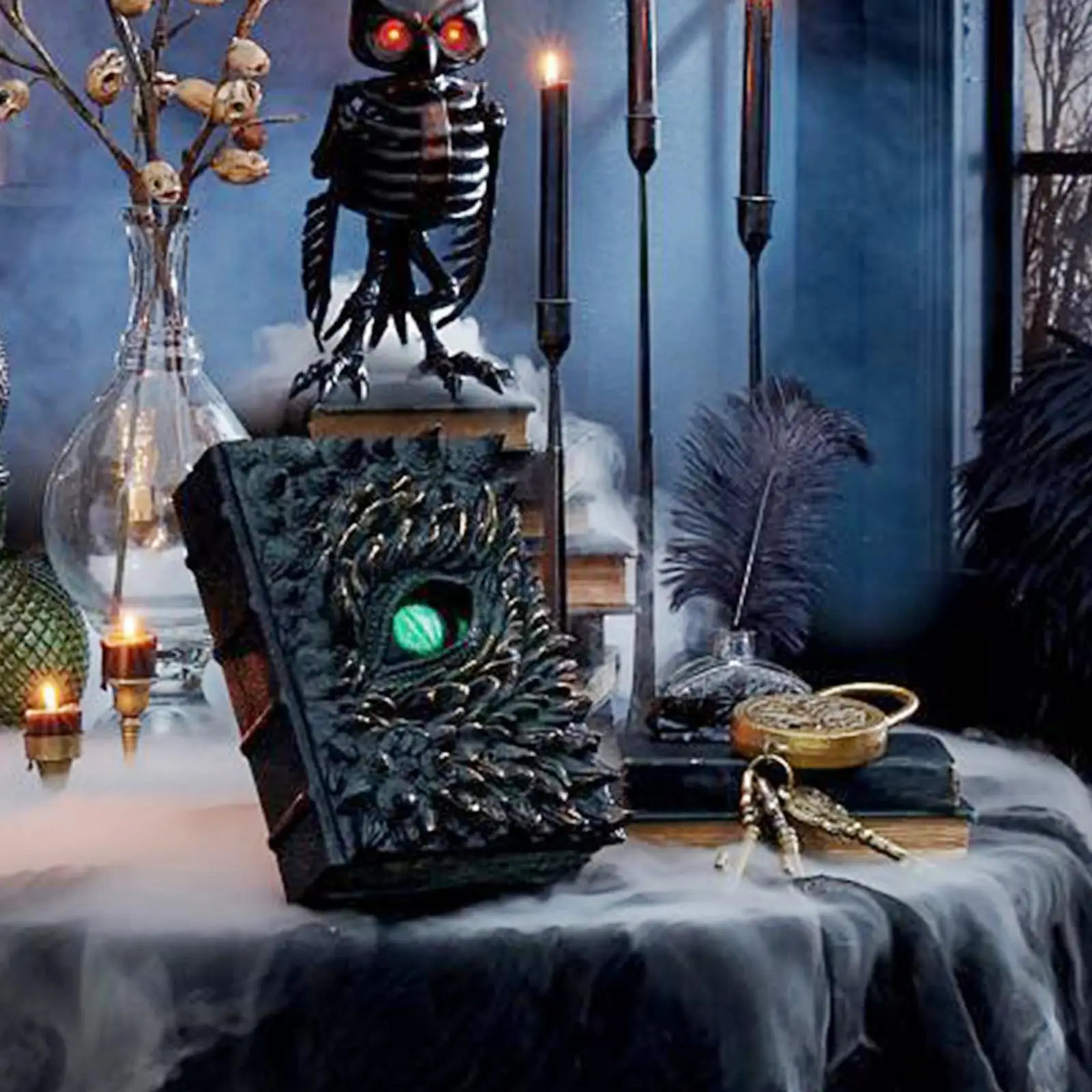 Halloween Eye Death Book Figurine Halloween Home Party Decor Ornaments