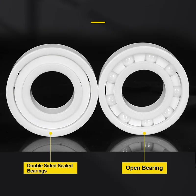 1pcs 6800-6812CE-2RS Full Ceramic Small Bearings Inner Diameter 12mm 15mm 17mm 20mm 25mm 30mm 35mm 40mm~60mm Miniature Bearing