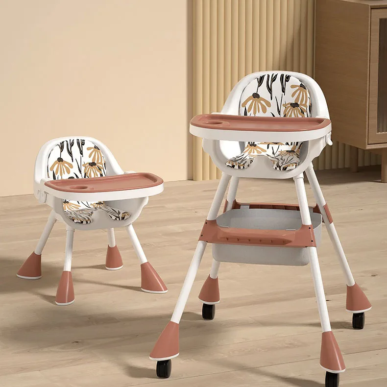 كرسي طعام أطفال بلاستيكي حديث محمول مع استخدام المطبخ مقعد طعام خارجي للأطفال