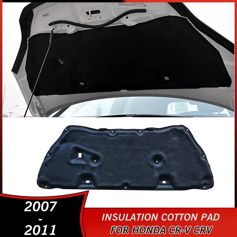 

2007-2011 Heat Sound Insulation Cotton Pad for Honda CRV CR-V 2007 2008 2009 2010 2011 Accessories Soundproof Cover Firewall Mat