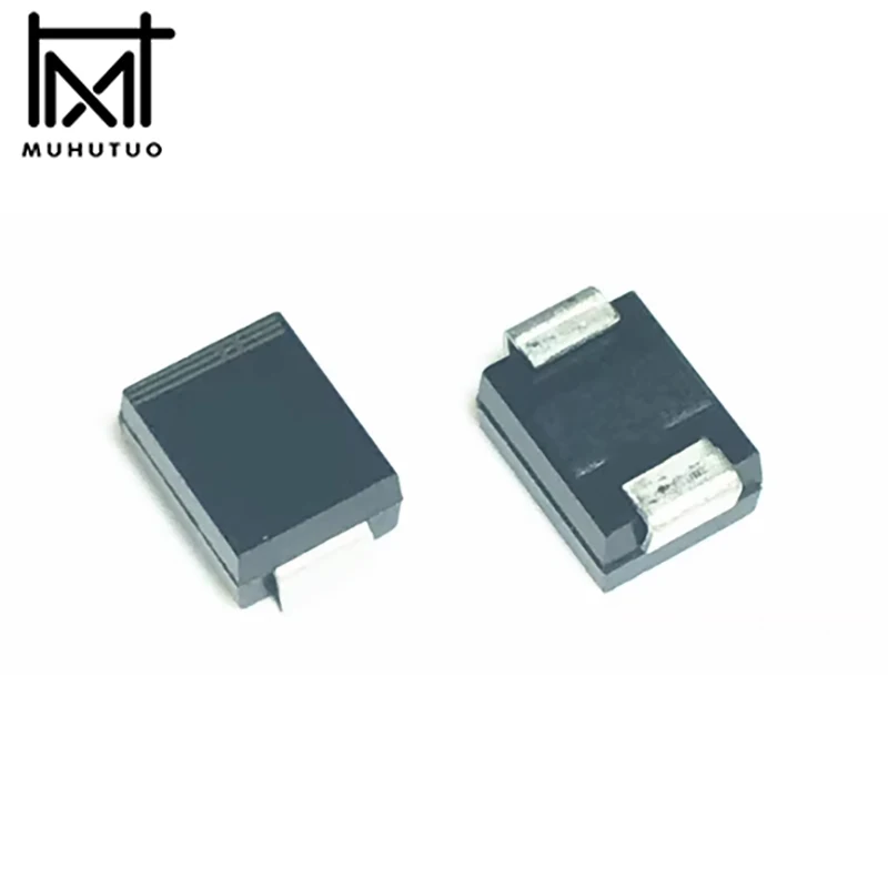 30PCS/LOT High-quality SMB SS510 SR5100 SB5100 DO-214AA Schottky diodes with 5A current rating and 100V voltage rating.