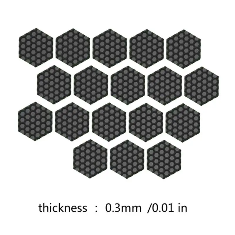 18/36pcs muis greep tape sticker voor gaming muis toetsenbord antislip huidlijm d2rc