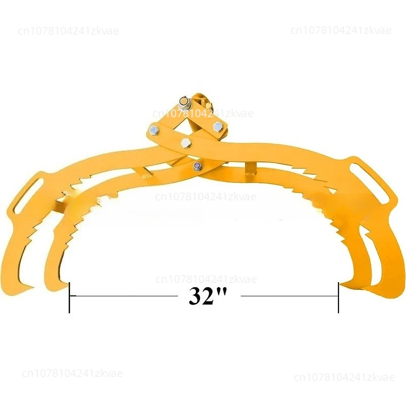 32-Inch Four-claw Anti-Slip  with Handle Log Claw  Wood Pliers Logging Hook Heavy Lifting Hook