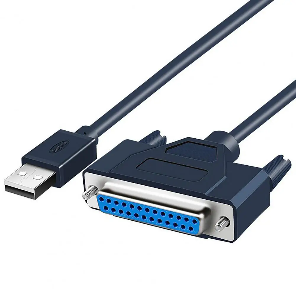 

Useful Bi-directional USB to 25 Pin DB25 Parallel Port Printer Cord Anti-winding High Speed Printer Converter Cable